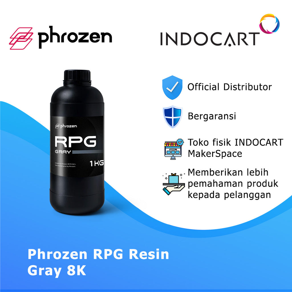 3D Printer Resin Phrozen RPG Resin TableTop Gaming Miniatures-Gray 8K 1Kg