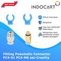 3D Printer Parts Creality OEM Fitting Pneumatic Connector PC4 01 PC4 M6 Set Creality Ender 3V2/E5Pro/CR 30/E5Plus