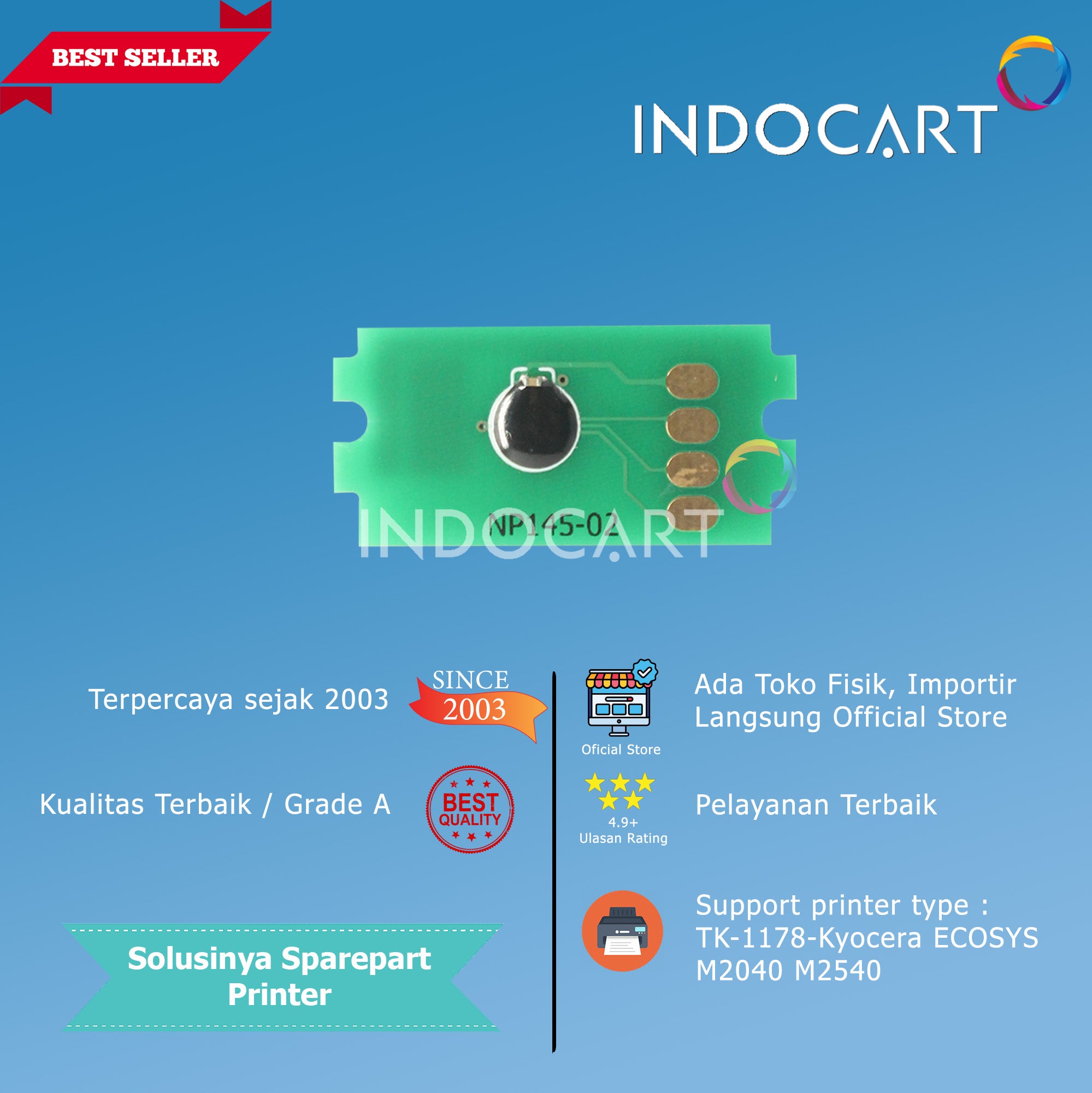 Chip TK-1178-ECOSYS M2040 M2540 M2640-7K2