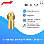 3D Printer Parts Creality OEM Brass Nozzle M6 0.4mm High Speed Creality Ender 7/5S1/3V3SE