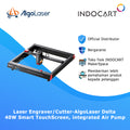 Laser Engraver/Cutting Machine AlgoLaser Delta 40W Diode Laser Engraver with Smart TouchScreen and Integrated Air Pump