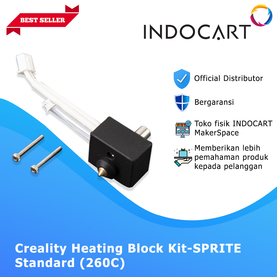3D Printer Parts Creality OEM Heat Block Kit Sprite Standard 260C Creality Ender 3S1/3S1Plus