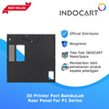 3D Printer Parts BambuLab Rear Metal Back Panel BambuLab P1 Series