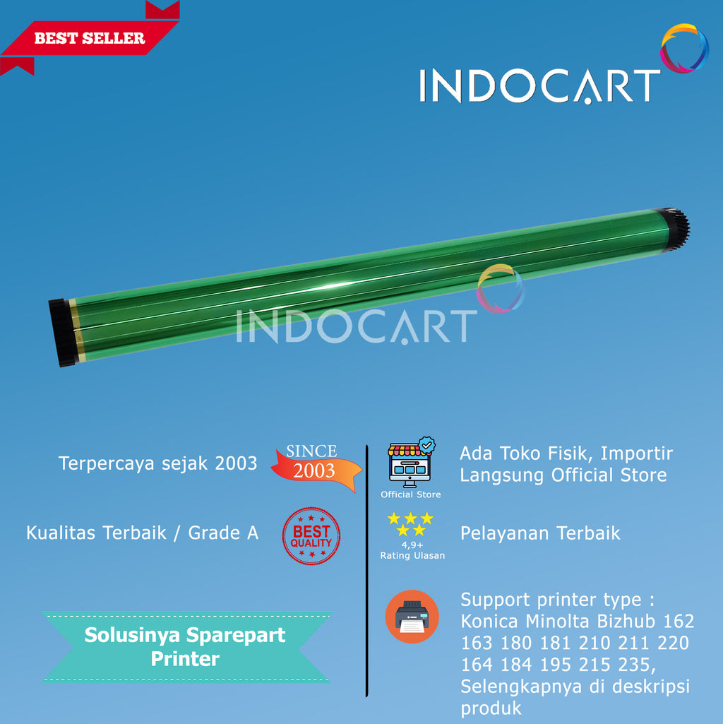 OPC Drum Glossy TN114 TN116 TN118-Konica Minolta Bizhub 162 163 164 180 184 195 210 211 220 235