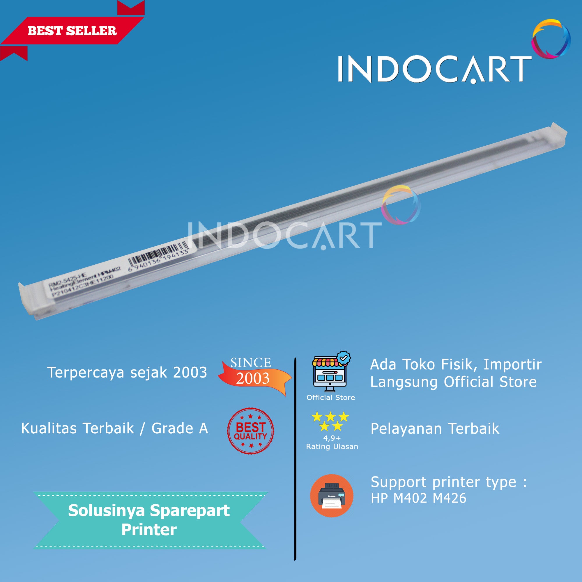Heating Element-Keramik Fuser Pemanas-HP LaserJet M203 M402 M404 M406 M426 M227 M428 M430