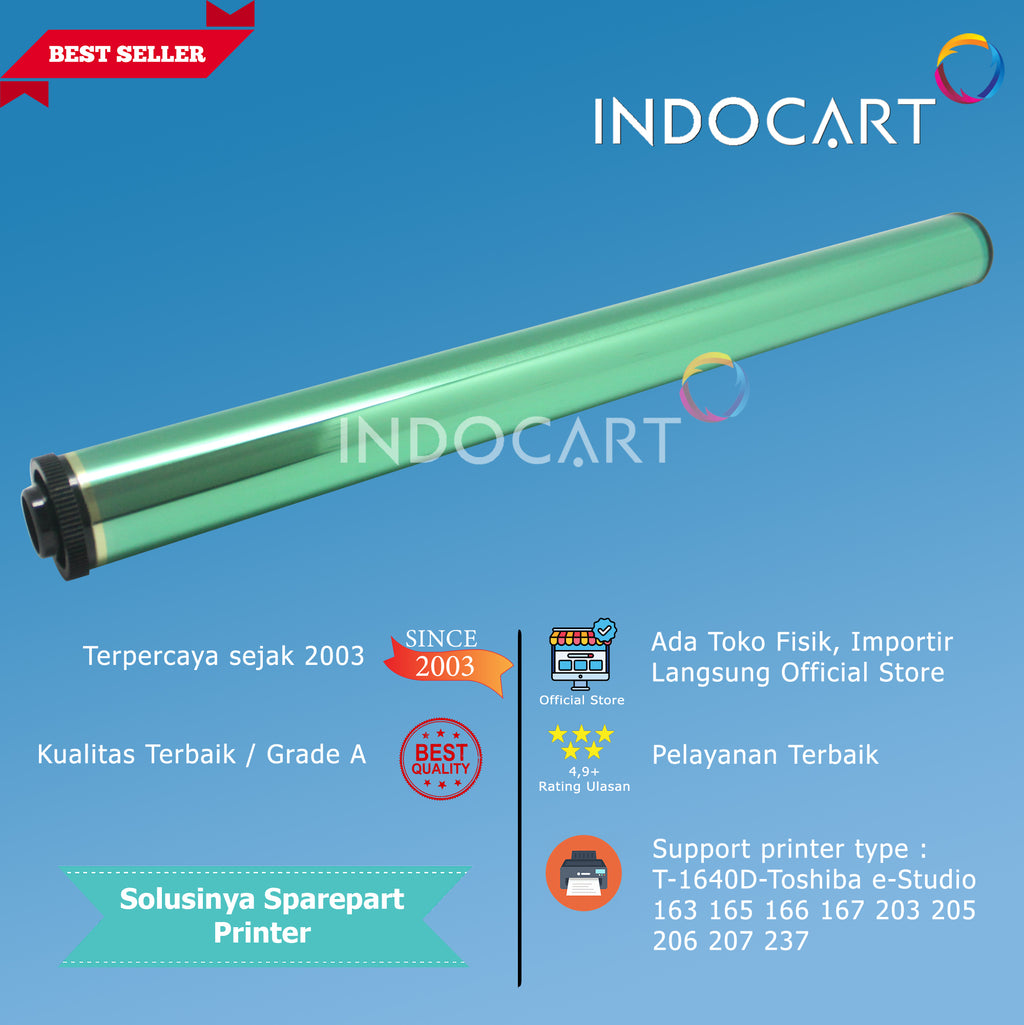 OPC Drum Glossy T-1640D T-1810D-Toshiba e-Studio 163 165 166 167 181 182 203 205 206 207 211 212 237 242