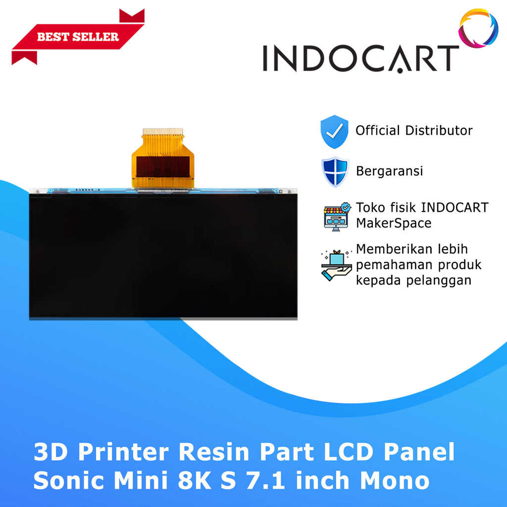 3D Printer Parts LCD Panel Phrozen Sonic Mini 8K S 7.1 Inch
