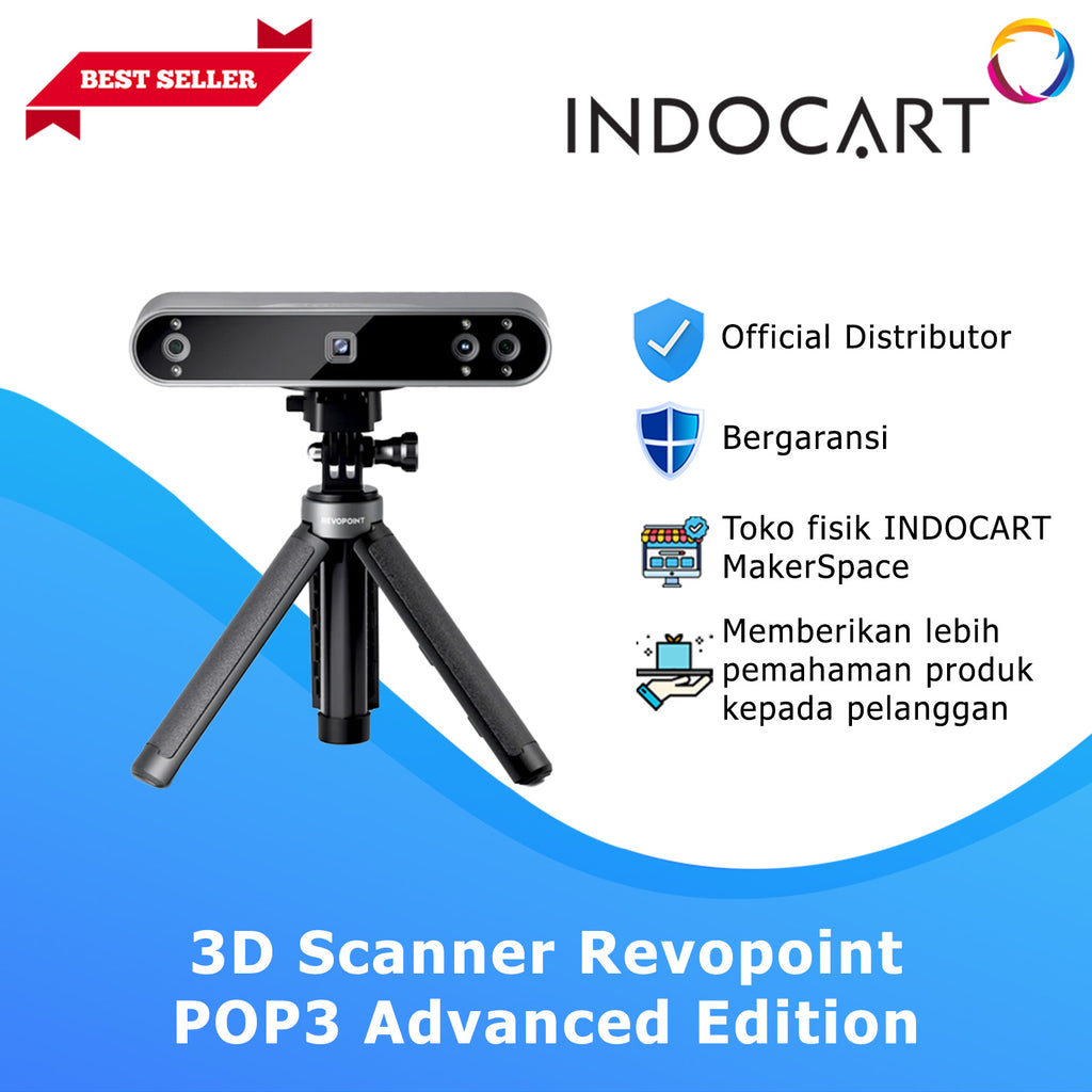 3D Scanner Revopoint POP 3 Advanced Edition Sharper and Vibrant 3D Scans