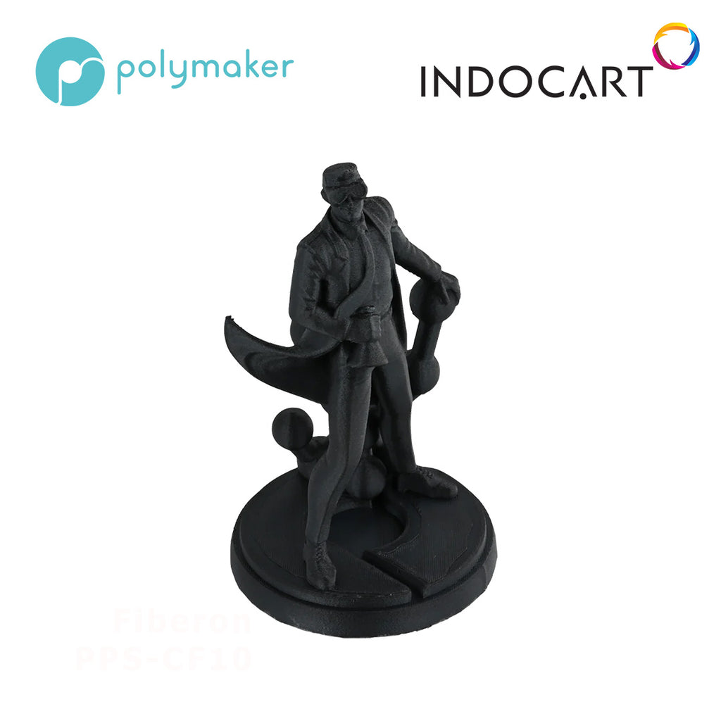 3D Printer Filament PolyMaker Fiberon PPS-CF10 Carbon Fiber PPS/Polyphenylene Sulfide Filament 1.75mm 500gr