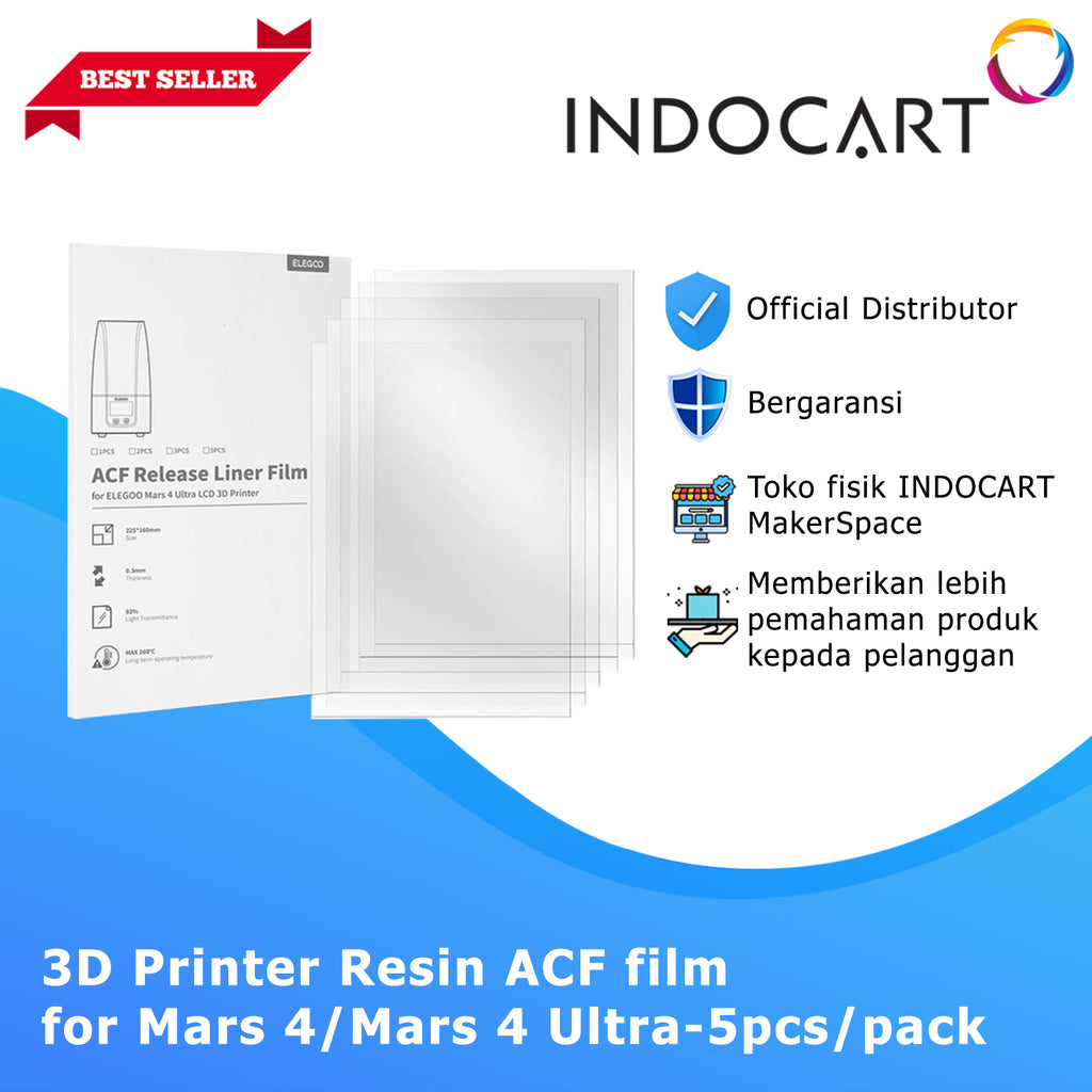 3D Printer Parts Elegoo OEM ACF Film Elegoo Mars 4/Mars 4 Ultra 5Pcs/Pack