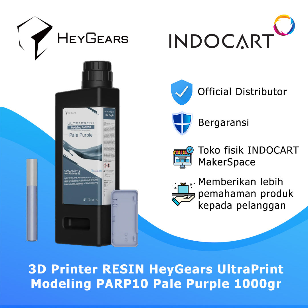 3D Printer Resin HeyGears UltraPrint Modeling PARP10 Pale Purple 1Kg