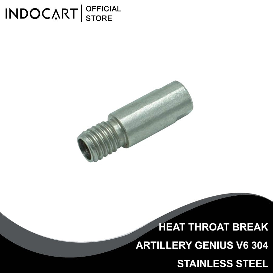 3D Printer Parts Heat Throat Break Artillery Genius V6 304 Stainless Steel