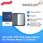 3D Printer Parts FEP Film Anycubic Photon Mono 2 5Pcs