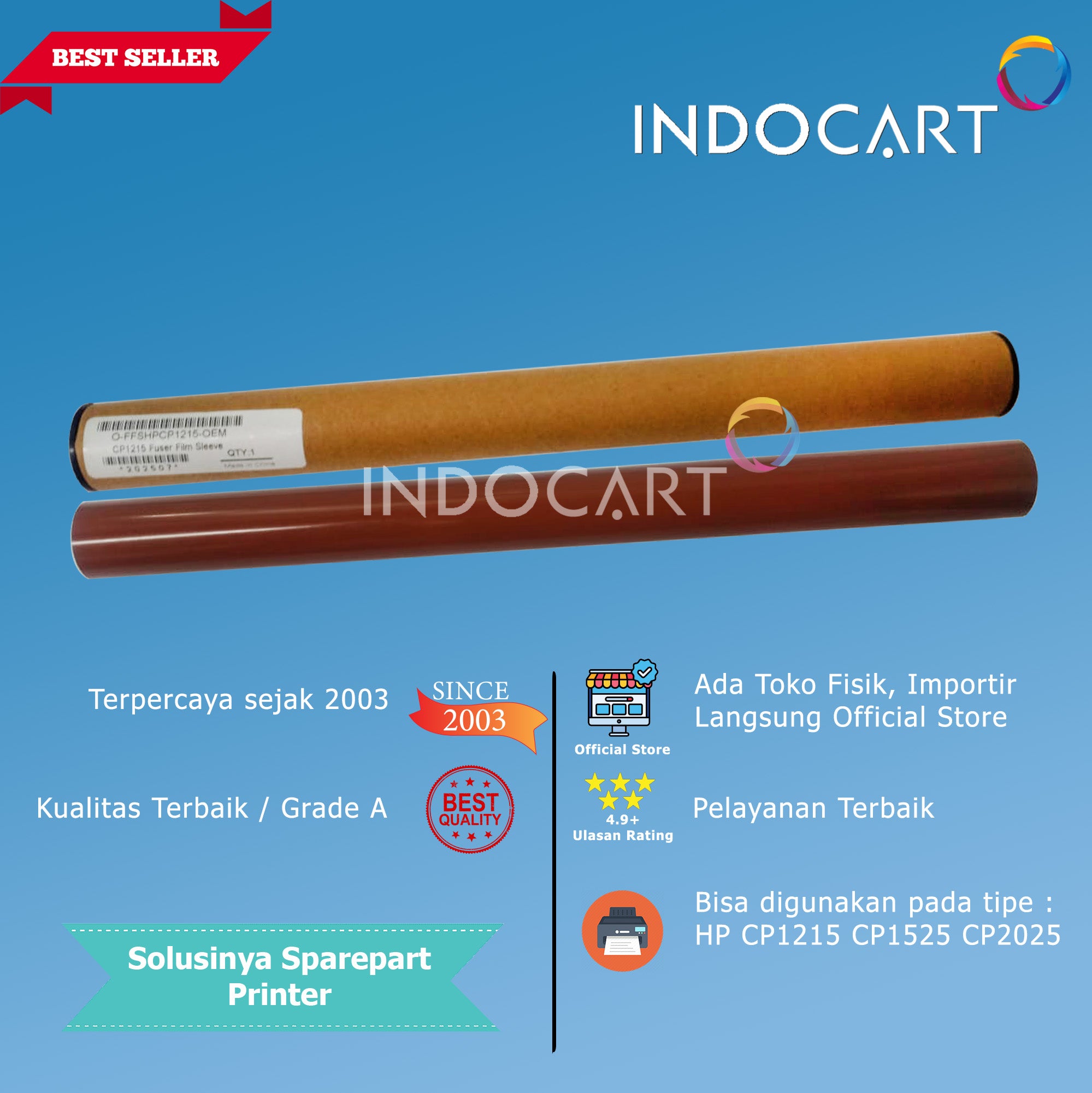 Fuser Film Sleeve-HP CP1215 CP1525 CP2025
