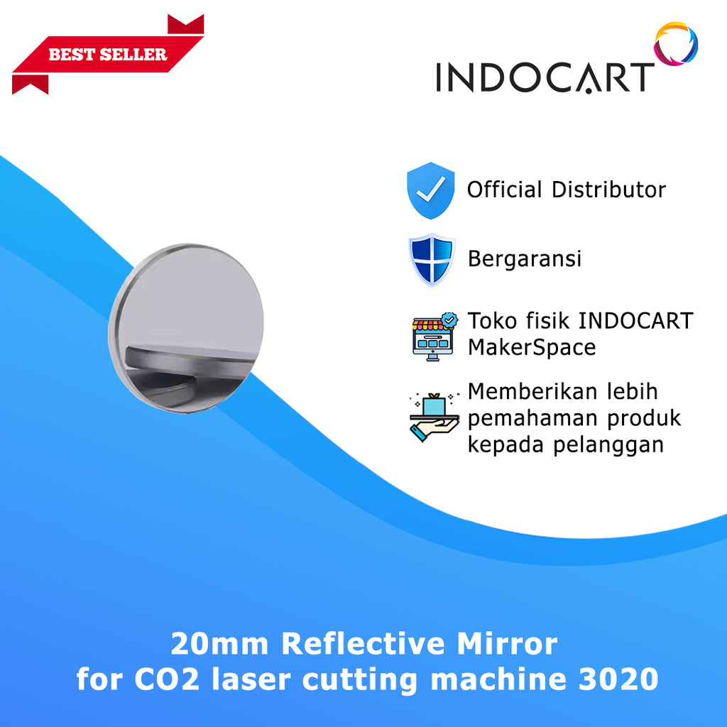 Laser Engraver/Cutter Parts 20mm Reflector Mirror for 3020