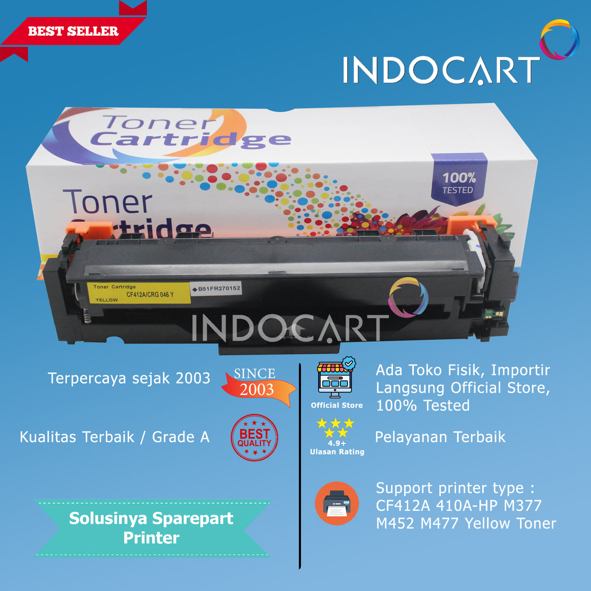 Toner Cartridge Compatible CF410A CF411A CF412A CF413A 410A-HP CLJ M377 M452 M477