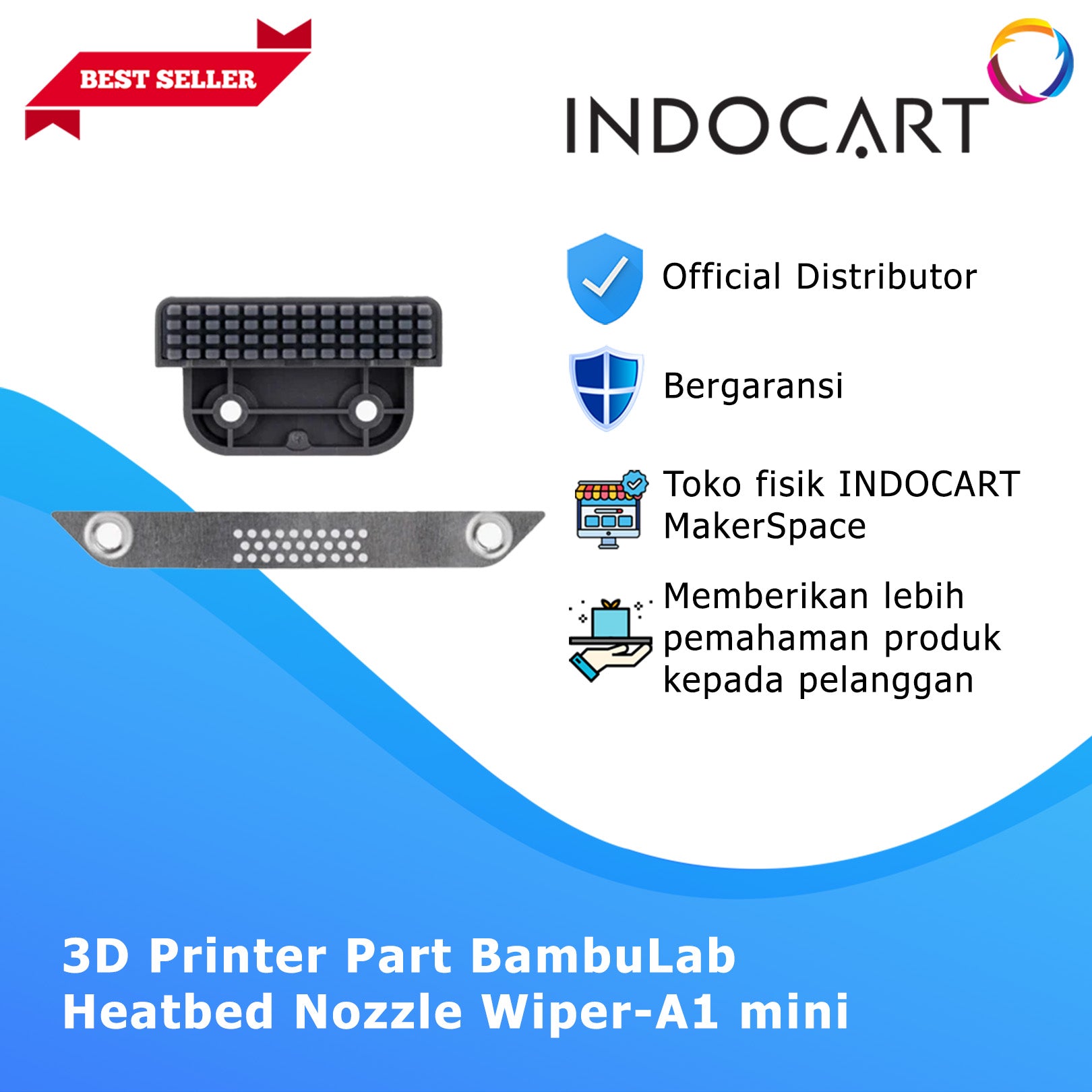 3D Printer Parts BambuLab Heatbed Nozzle Wiper BambuLab A1 Mini