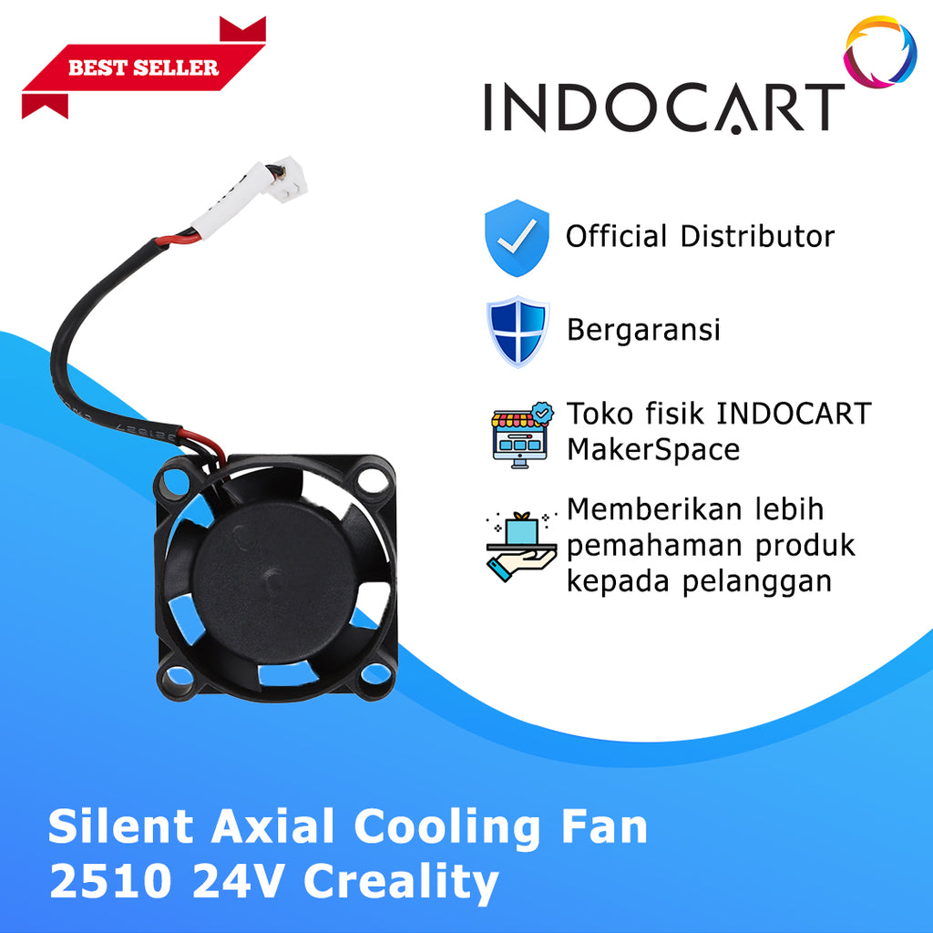 3D Printer Parts Creality OEM Silent Axial Cooling Fan 2510 24V