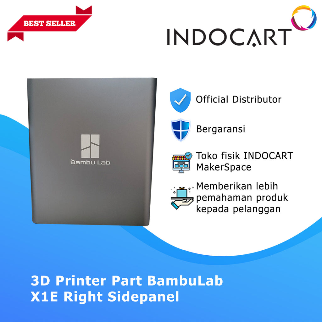3D Printer Parts BambuLab Right Sidepanel Cover BambuLab X1E