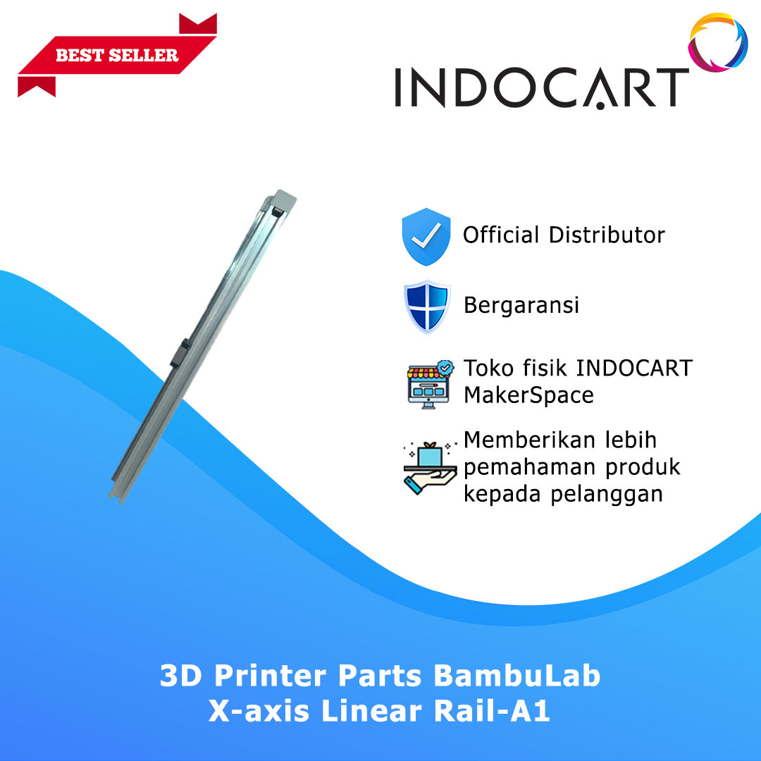 3D Printer Parts BambuLab X Axis Linear Rail BambuLab A1