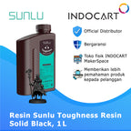 3D Printer Resin SUNLU High Toughness Solid Black-1kg