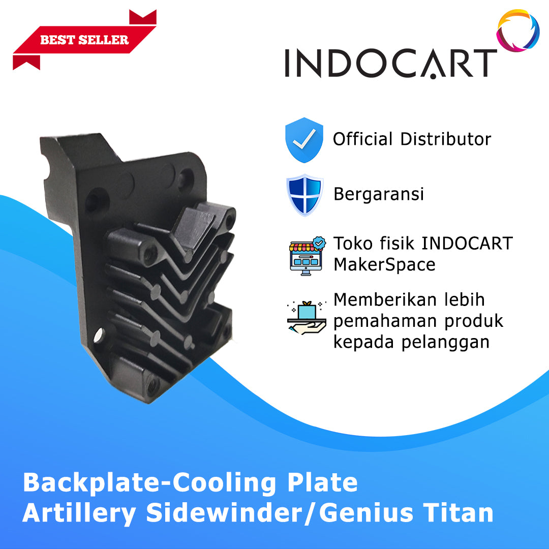 3D Printer Parts Titan Extruder Backplate-Cooling Plate 3D Printer Artillery