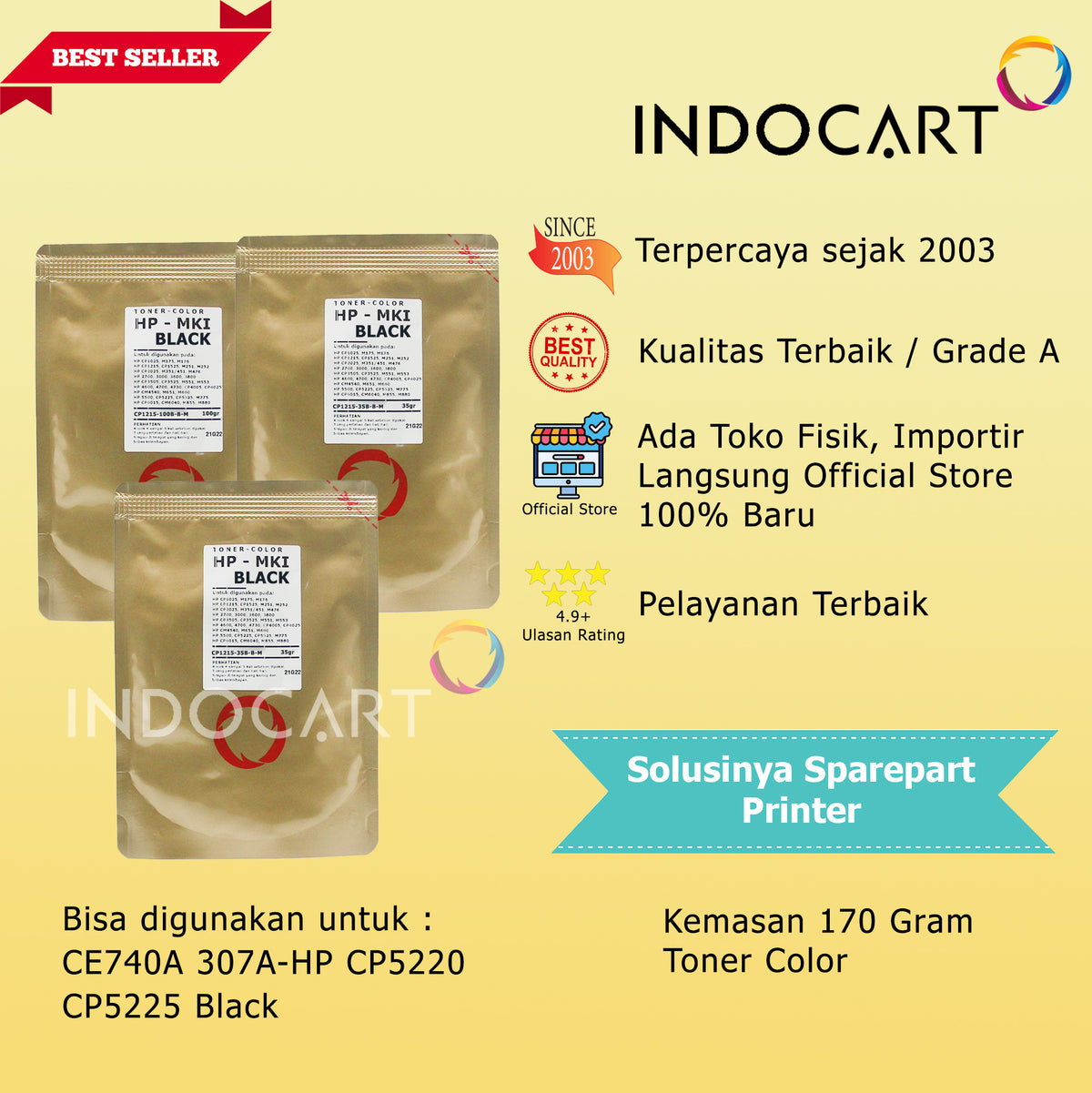 Serbuk Toner Warna Mitsubishi-CRG 418 NPG-67-Canon MF729 MF8350 IR ADV C3320 C3325 (35gr-170gr)