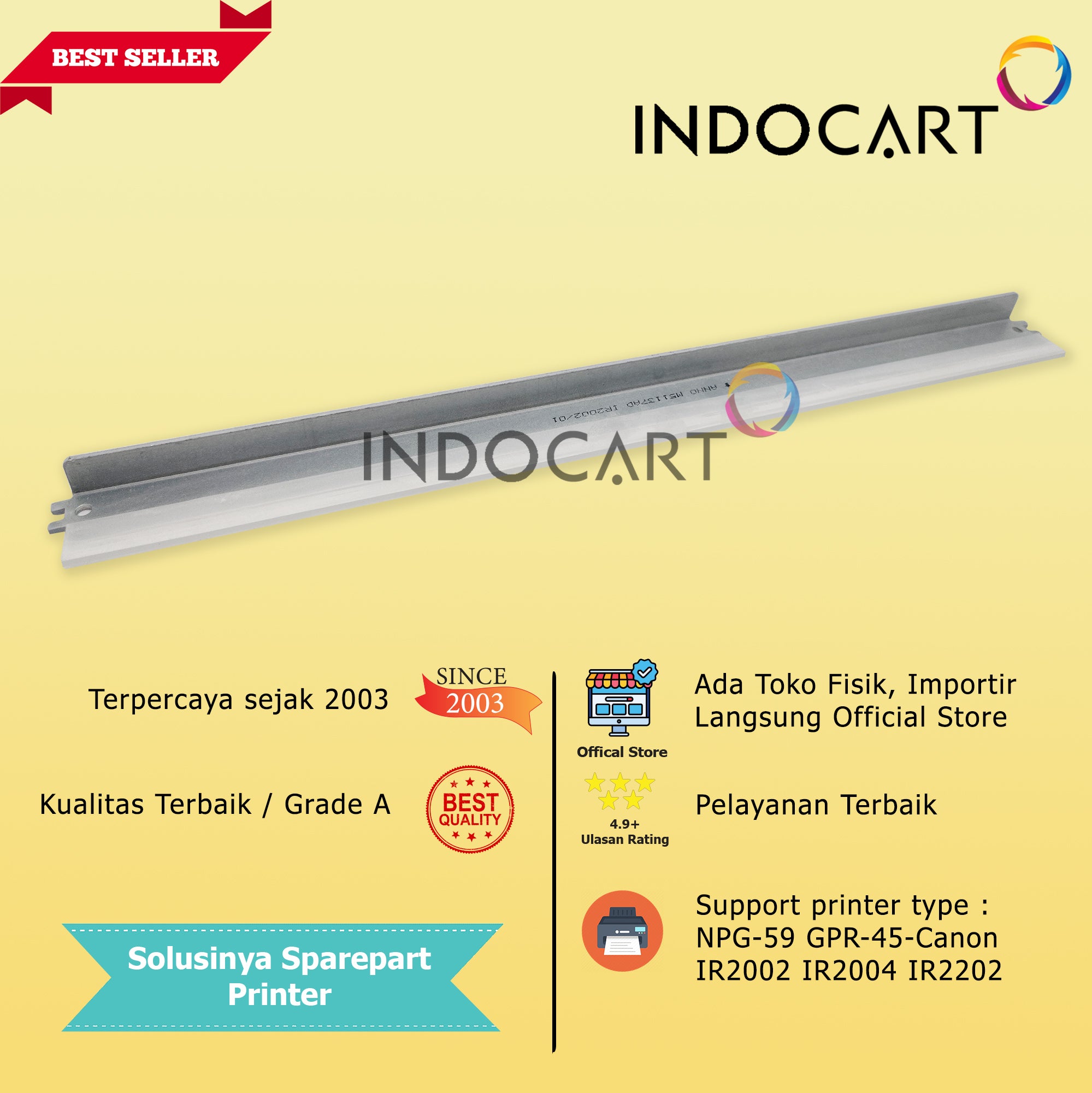 Wiper Blade NPG-59 GPR-45-Canon IR2002 IR2004 IR2202