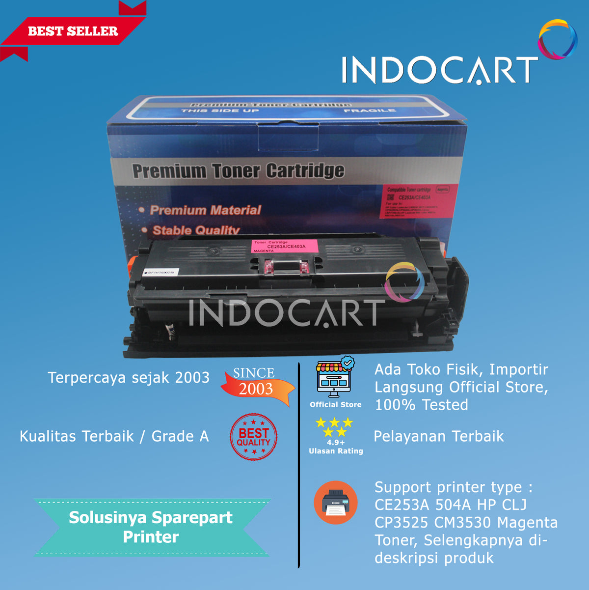Toner Cartridge Compatible CE400A CE401A CE402A CE403A 507A-HP CLJ M551 M570 M575