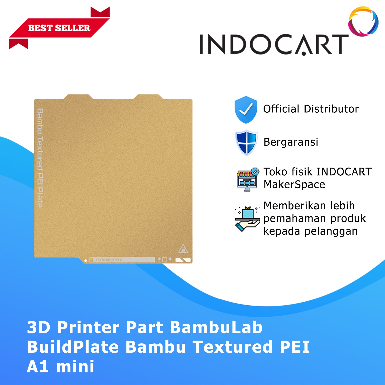 3D Printer Parts BambuLab Build Plates Textured PEI Plate BambuLab A1 Mini