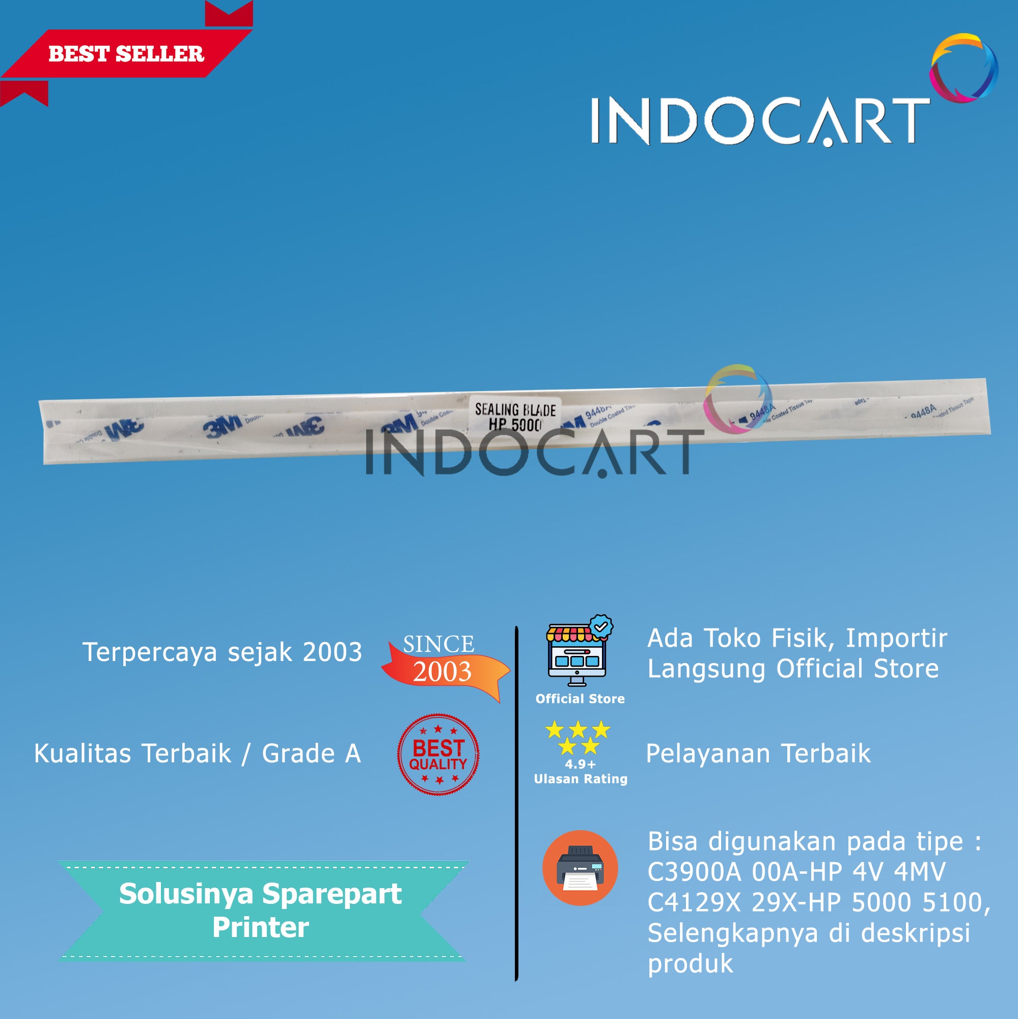 Sealing Blade A3 Universal 00A 29X 16A 70A 93A 14A 09X 82X 43X 25X