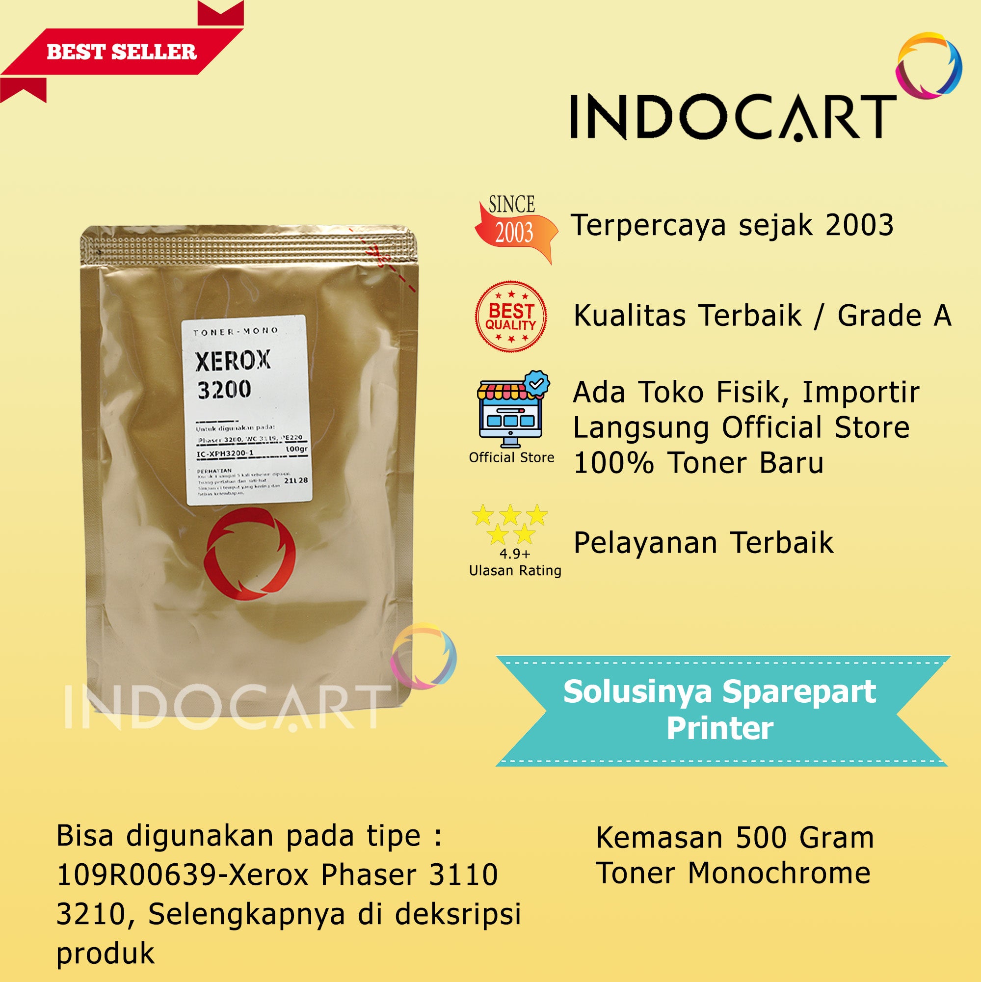 Serbuk Toner Jepang CWAA0759 CWAA0747-Xerox Phaser 3117 3122 3124 3125 3200 MFP