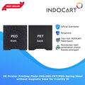 3D Printer Printing Plate 265x265mm PET/PEO Spring Steel without Magnetic Base Creality Hi