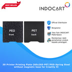 3D Printer Printing Plate 265x265mm PET/PEO Spring Steel without Magnetic Base Creality Hi