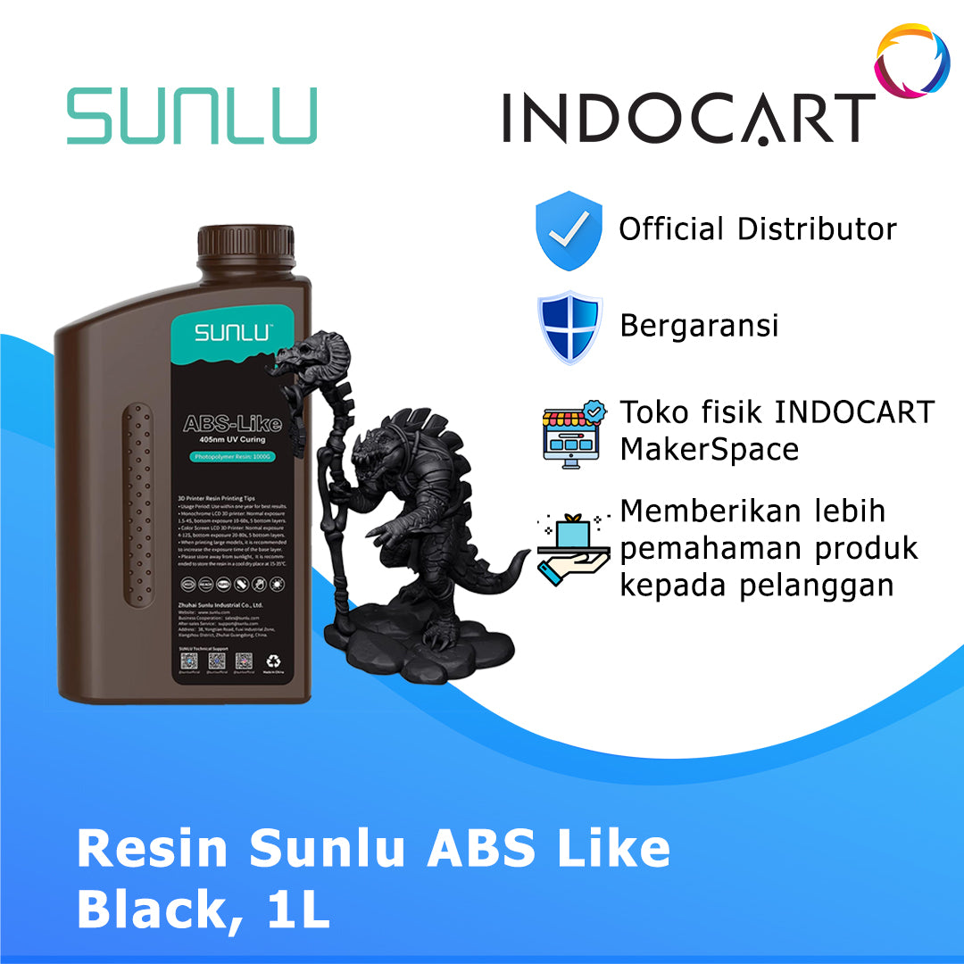 3D Printer Resin SUNLU ABS Like Resin with Superior Toughness and Abrasion Resistance-1Kg