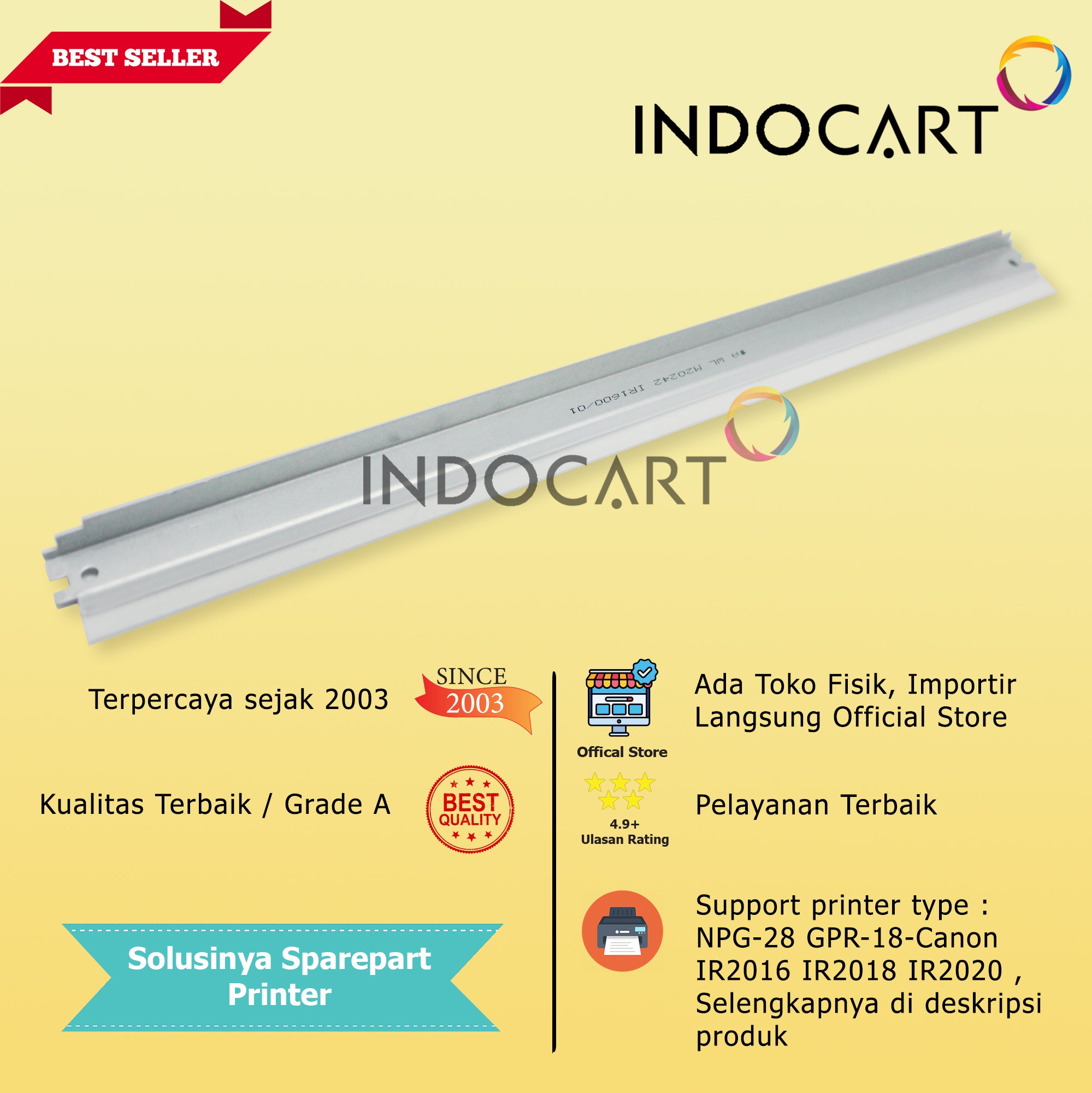 Wiper Blade NPG-28 GPR-18-Canon IR 2016 2018 2020 2022 2025 2030 2316 2318 2420 2422 2300