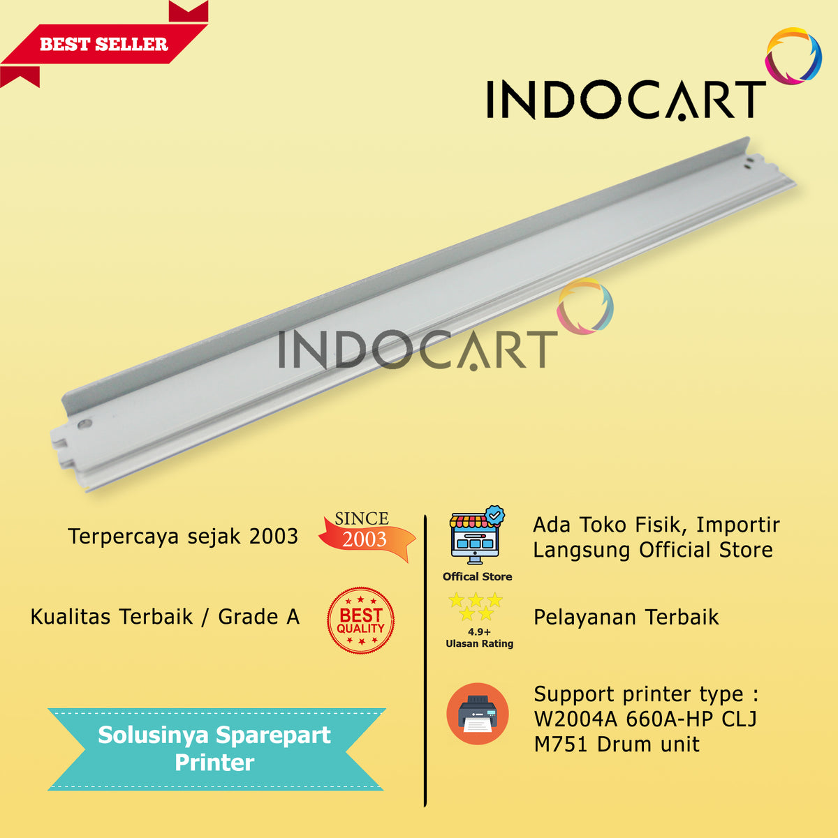 Wiper Blade Kuroki W2004A 660A-HP CLJ M751 Enterprise M776 M856