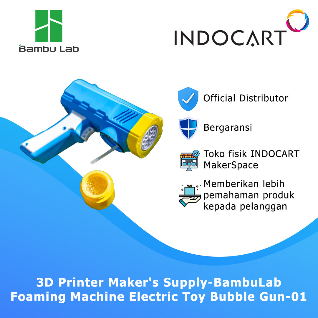 3D Printer Maker's Supply Parts BambuLab Foaming Machine Electric Toy Bubble Gun 01