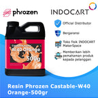 3D Printer Resin Phrozen Wax 40 Castable Jewelry W40 Orange 500gr