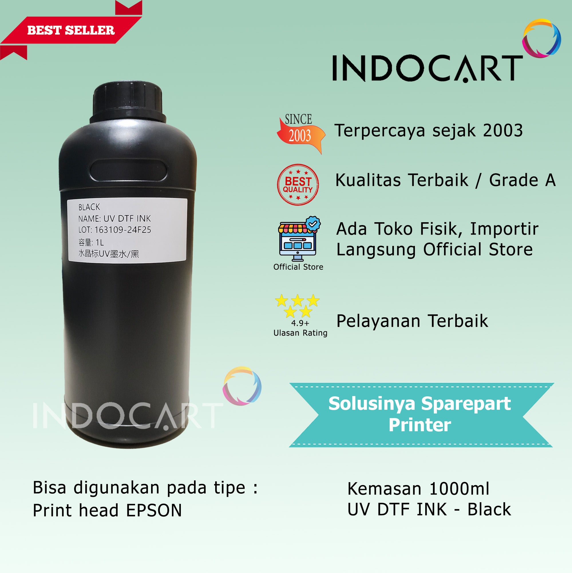 Tinta UV DTF Epson Direct Transfer Film Premium Ink-1Kg