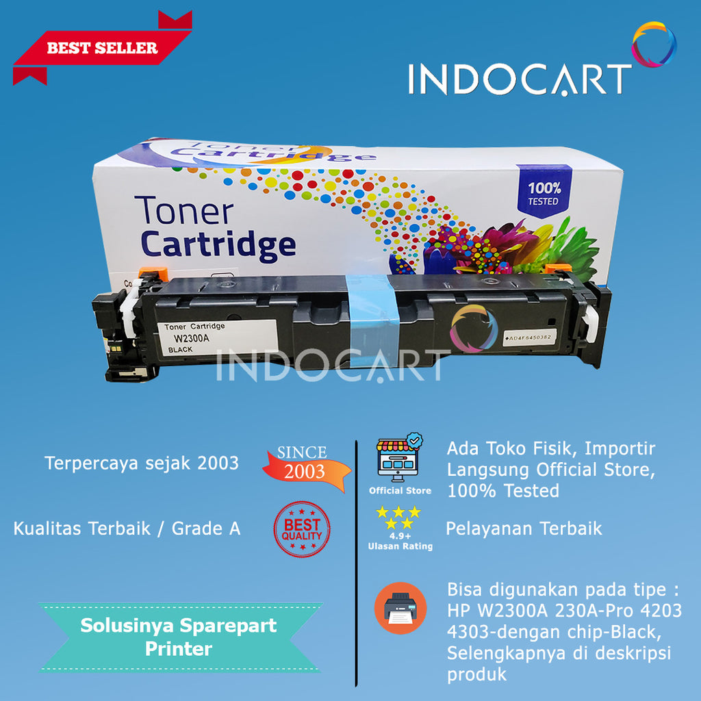 Toner Cartridge Compatible W2300A W2301A W2302A W2303A 230A-HP CLJ Pro 4203 MFP 4303