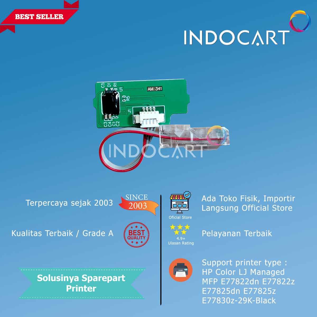 Chip W9190MC W9191MC W9192MC W9193MC-HP CLJ MFP 77822 77825 77830-Toner