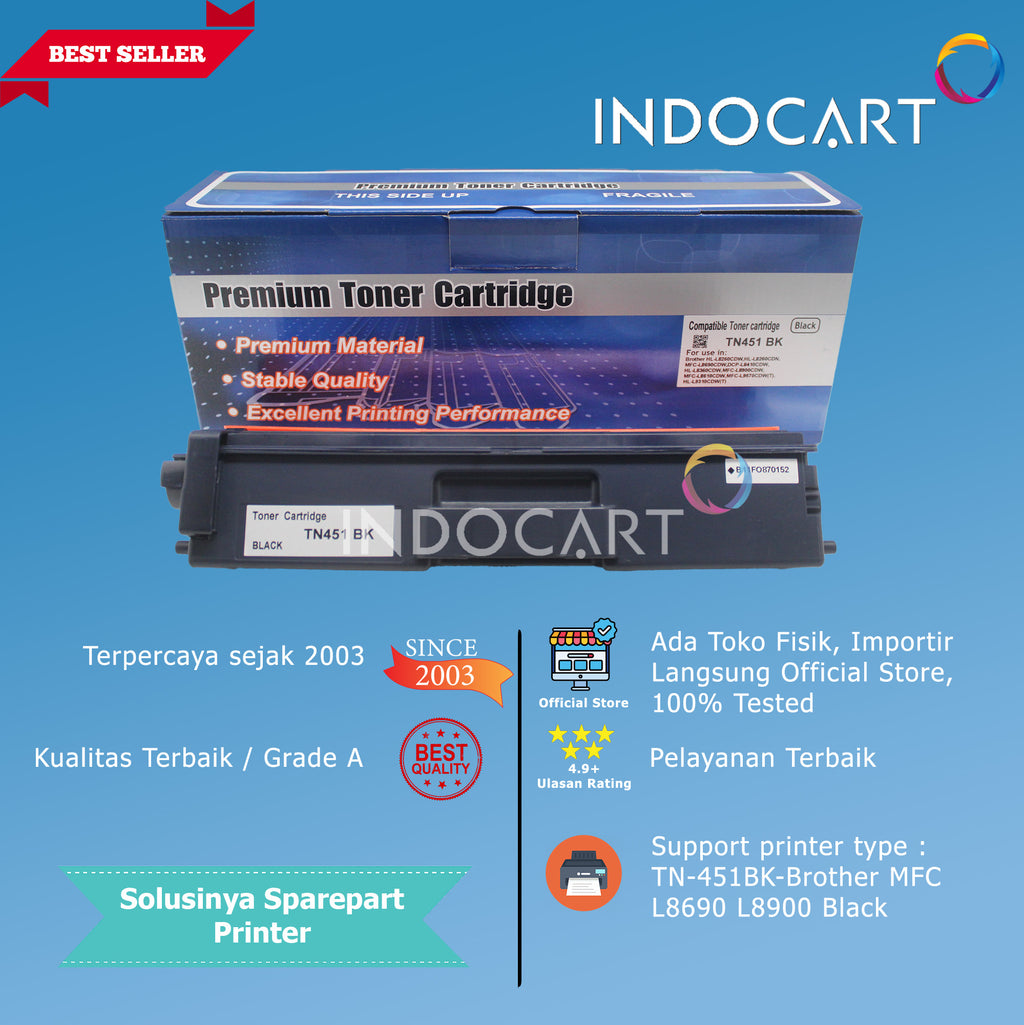 Toner Cartridge Compatible TN-451-Printer Brother MFC L8690 L8900
