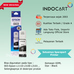 Tinta Original 003 Untuk Printer Epson L3216 L3250 L3256 L3550 L5190 L5290