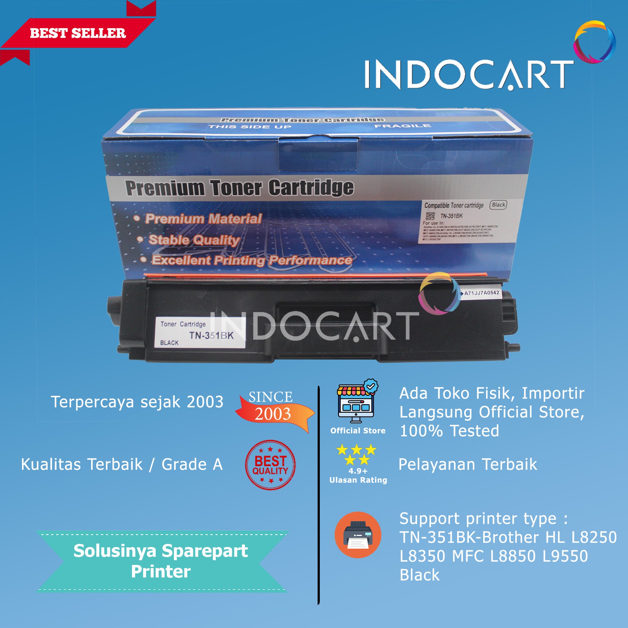Toner Cartridge Compatible TN-351-HL L8250 L8350 MFC L8850 L9550