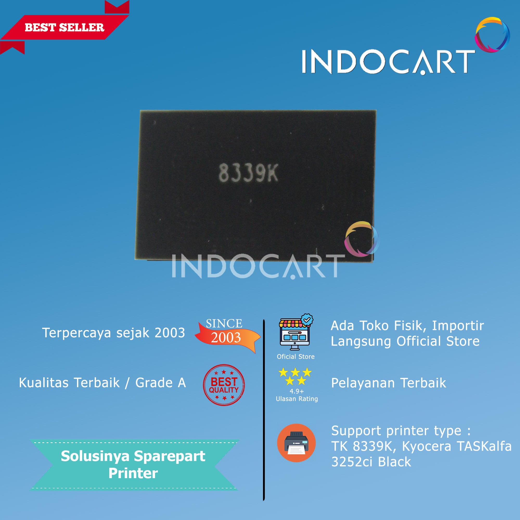 Chip TK8339 TK-8339K-8339C-8339M-8339Y-TASKalfa 3252ci