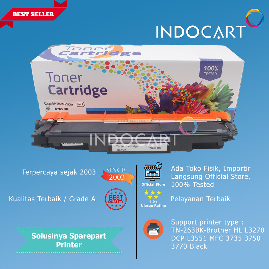 Toner Cartridge Compatible TN-263-HL L3270 DCP L3551 MFC 3735 3750 3770