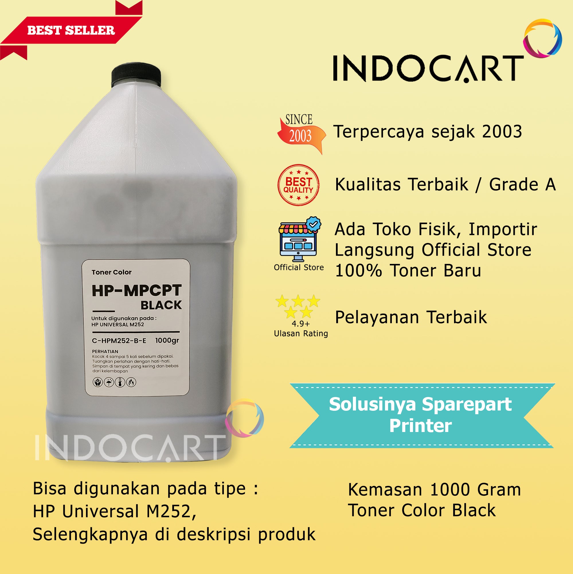 Serbuk Toner Warna MPCPT M252-416A  W2040A W2041A W2042A W2043A HP CLJ M454 M455 M479 M480-1kg