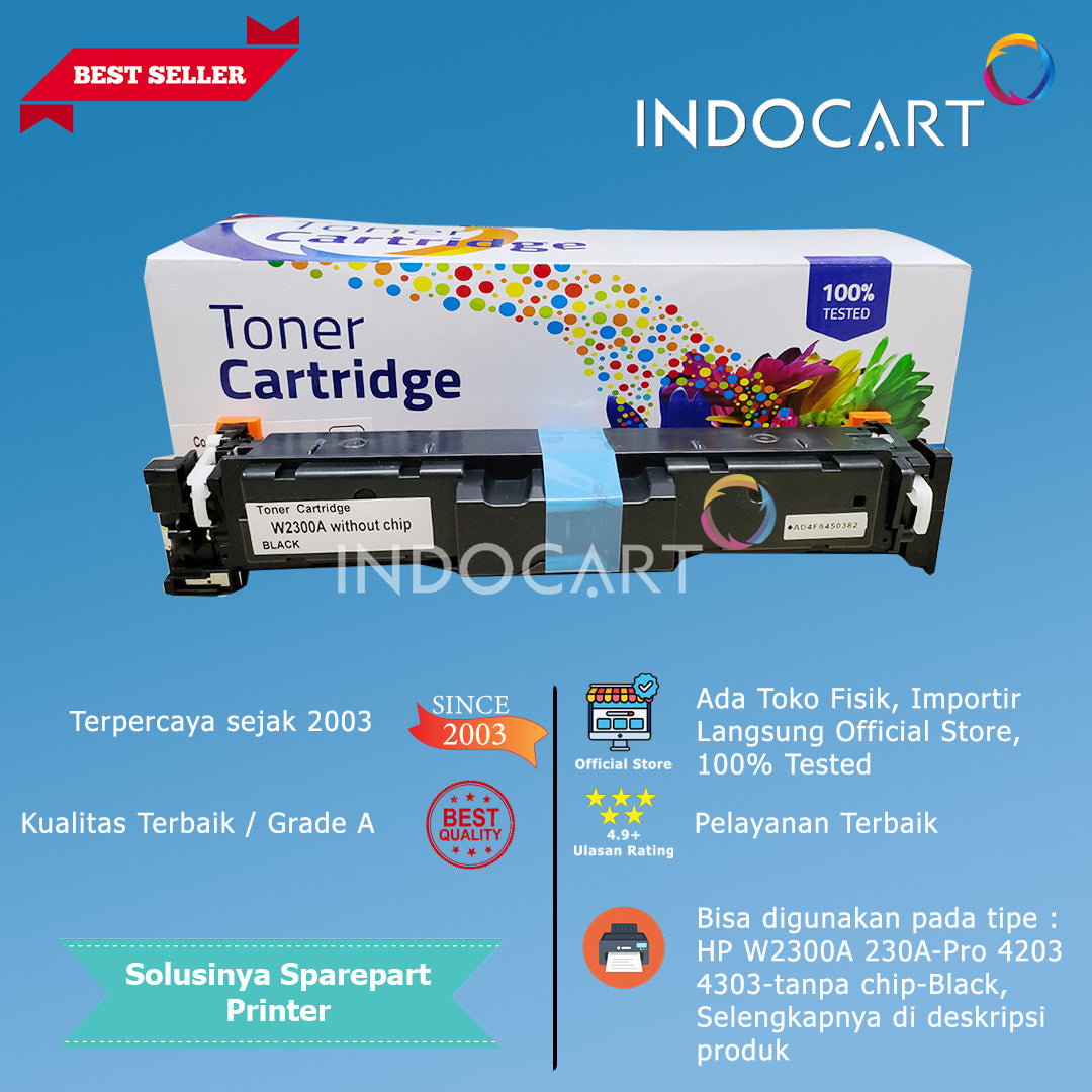 Toner Cartridge Compatible W2300A W2301A W2302A W2303A 230A-HP CLJ Pro 4203 MFP 4303