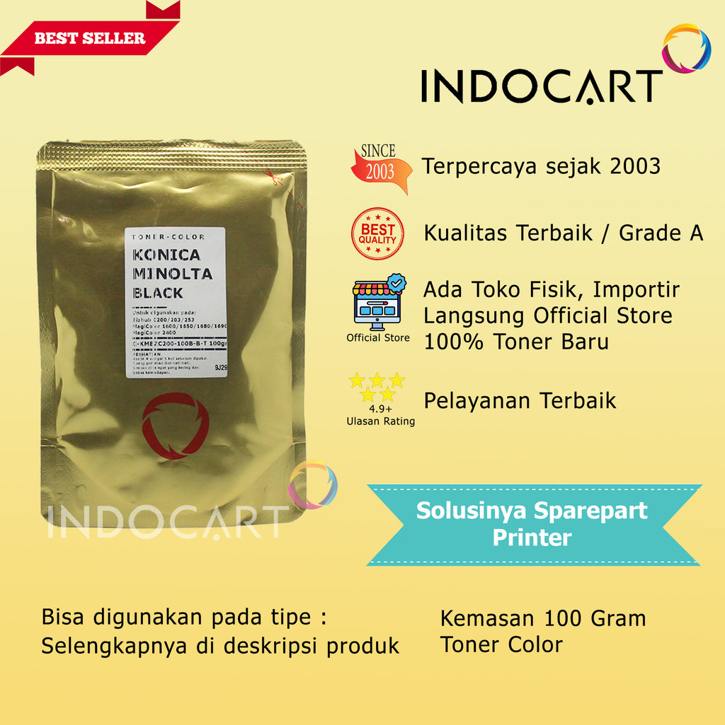 Serbuk Toner Warna Jepang-TN216-Konica Minolta Bizhub C220-100gr